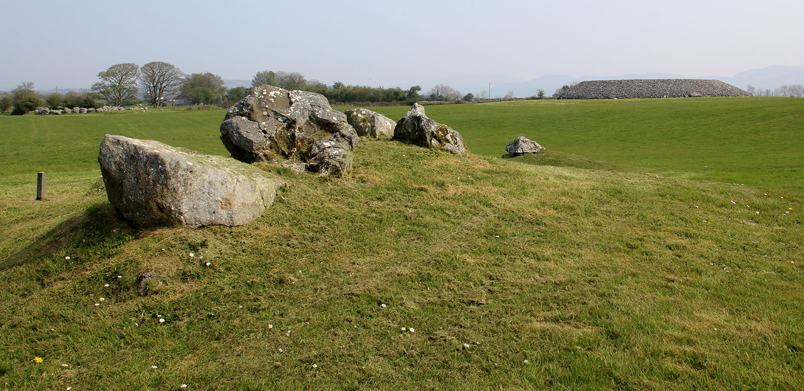 The view east from monument 53 at Carrowmore.