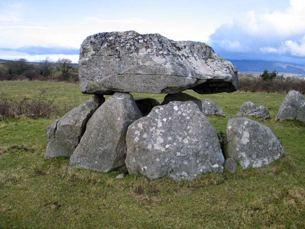 The Kissing Stone, dolmen 7 at Carrowmore in County Sligo.