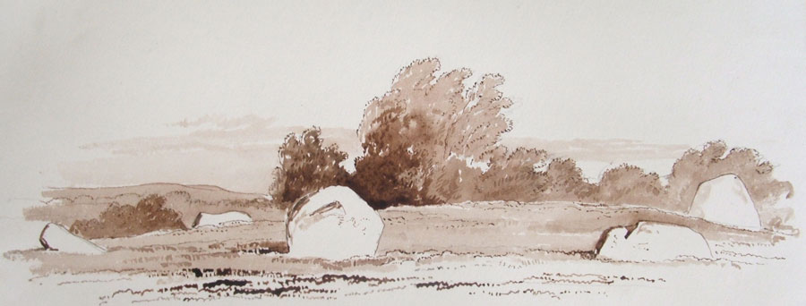 A
          circle to the north of Carrowmore illustrated by Wakemann, is probably
          Site 9. Image © Sligo County Sligo.