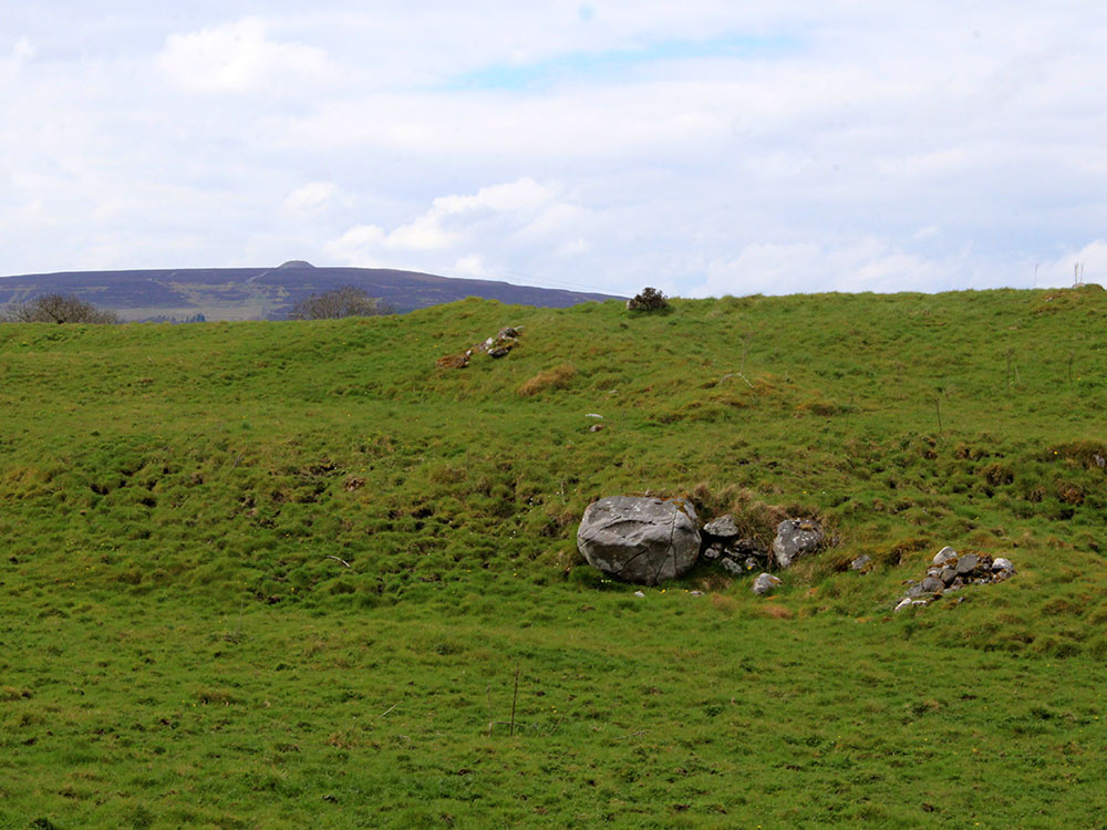 The view from the Caltragh to Knocknarea.