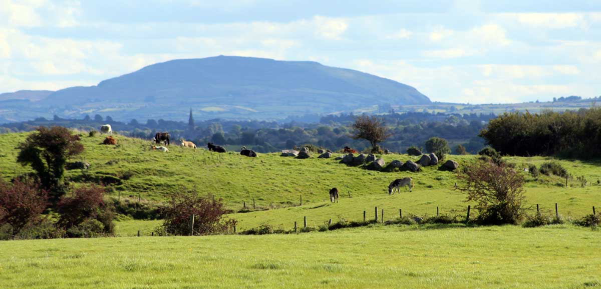 View from Carrowmore to Kesh Corran.