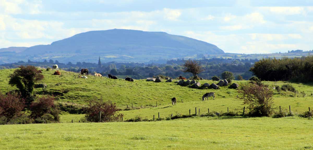 View to Keash Corann.