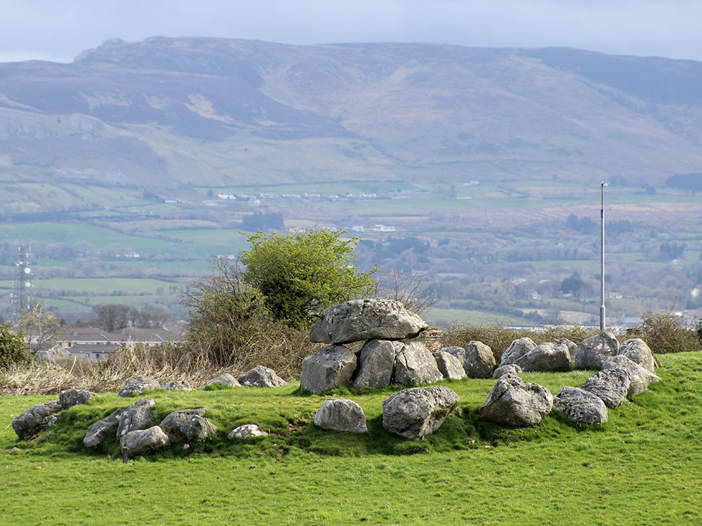 The Kissing Stone, Circle 7 at Carrowmorre in County Sligo.