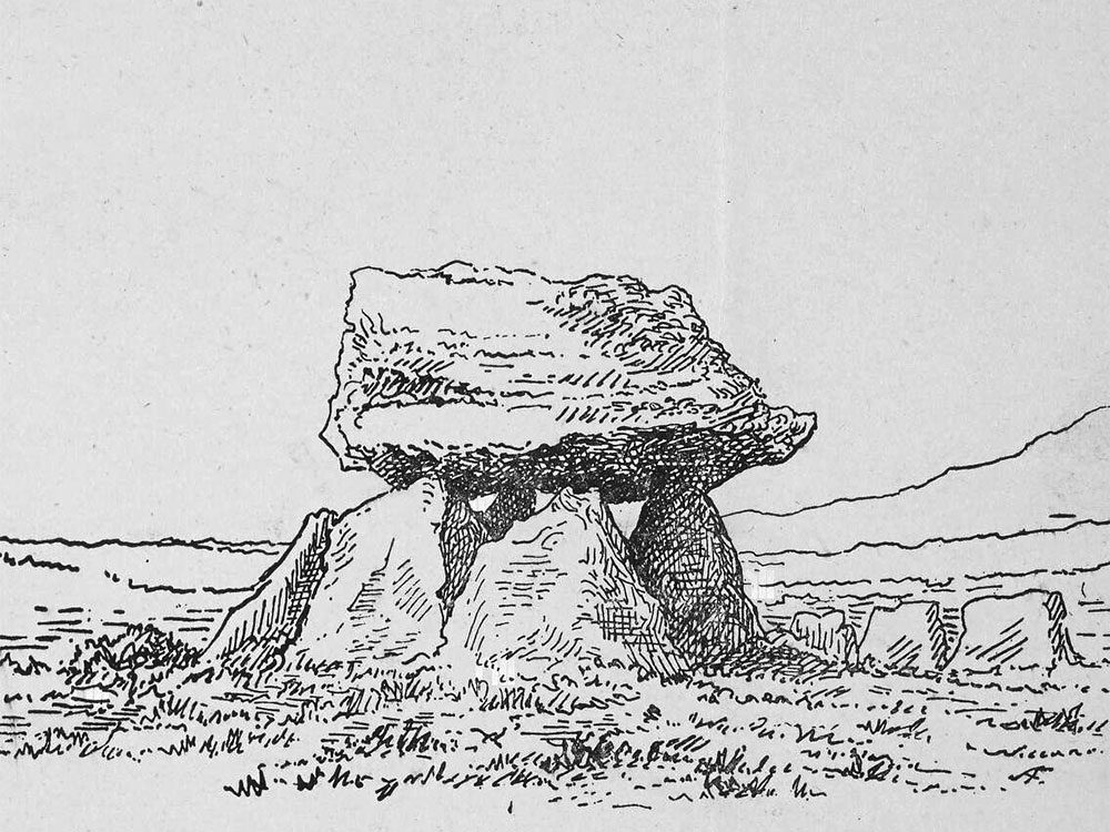 The Kissing Stone by George Petrie.