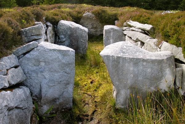 The fine chamber at Rathlackan.