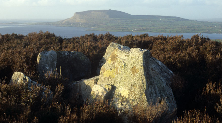 Looking almost due north from Croghaun, across Ballisodare Bay.