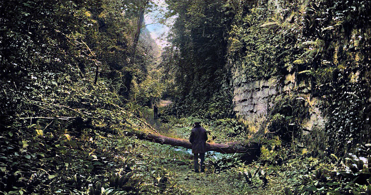 An old photo of the Glen by Robert French.