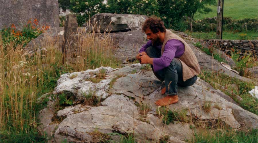 The Boheh stone, also known as St Patrick's Chair, is the largest panel of  rock art west of the Shannon. 