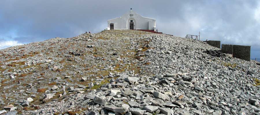 The summit of Croagh Patrick.