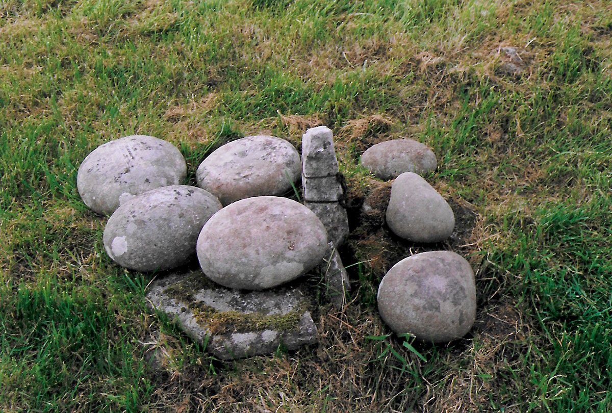 The Straining Stones at Killery in County Sligo.