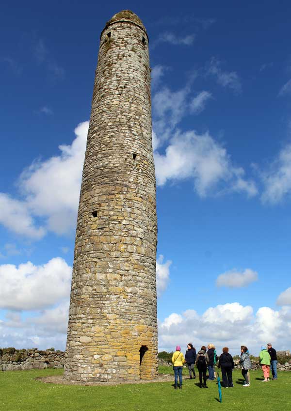 Scattery Island's round tower.