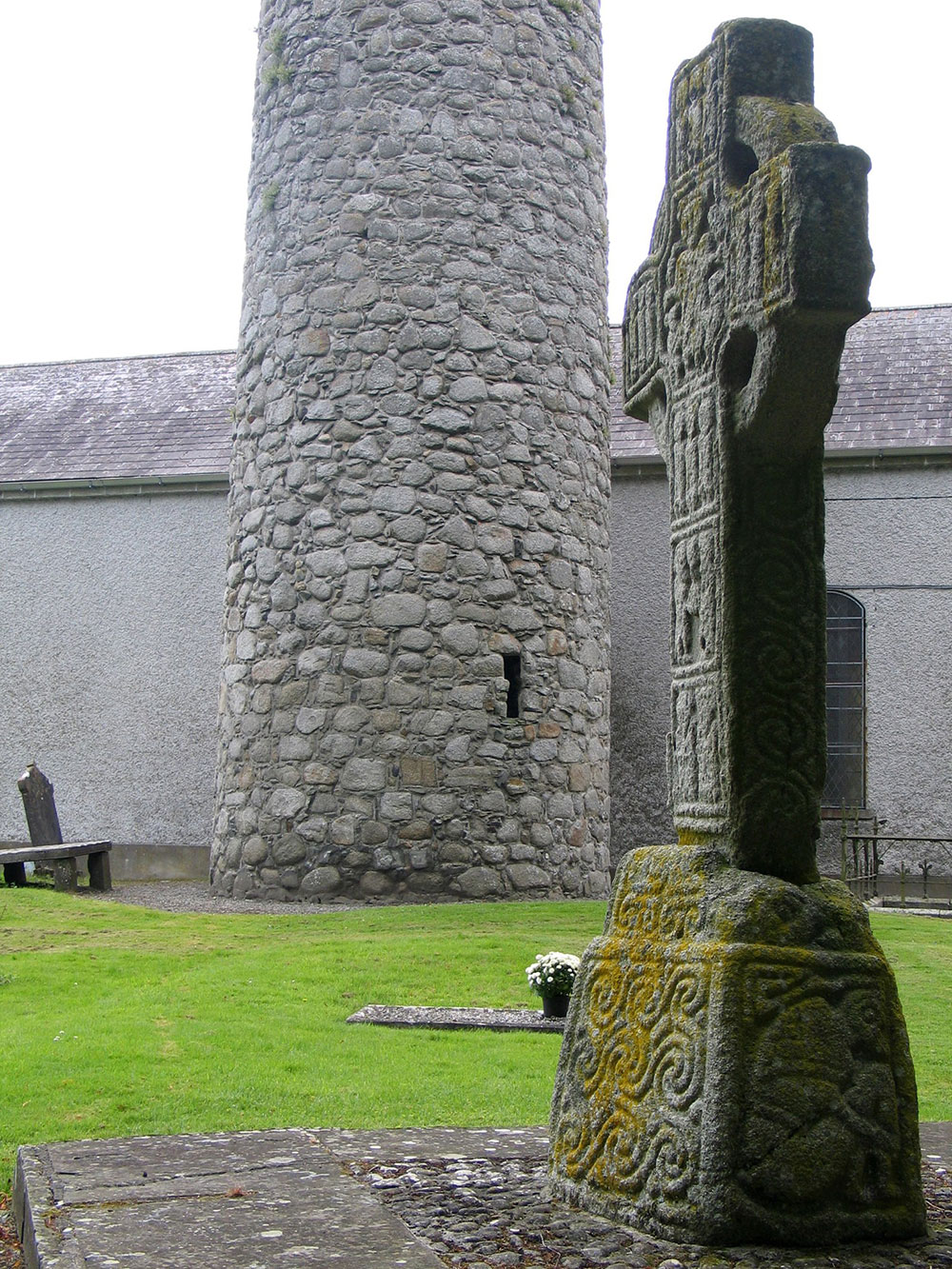 Early cross at Castledermot, Kilkenny.