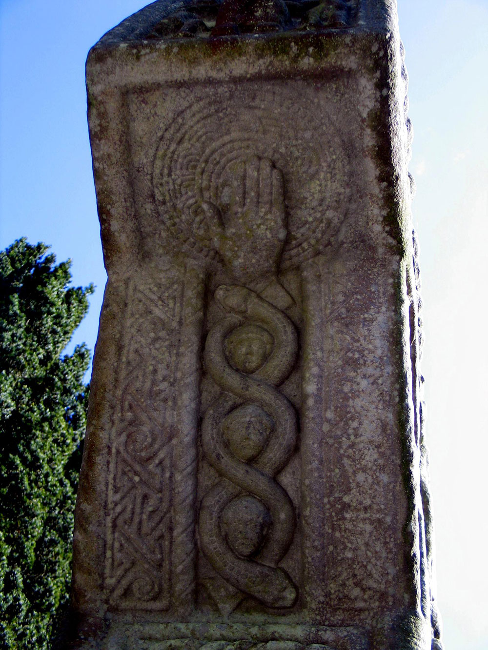 The Hand of God at Monasterboice.