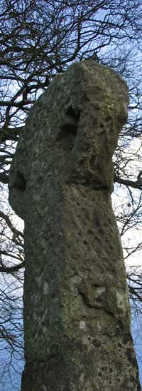 The 12th century cross head is on a 9th century base.