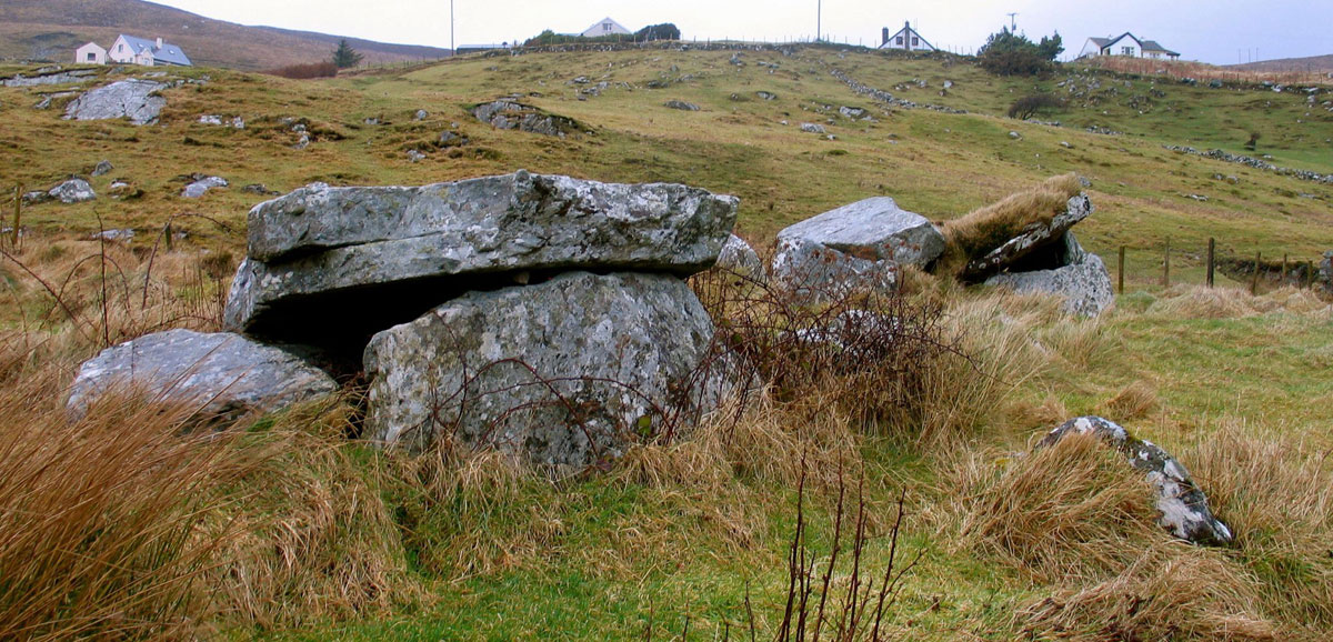 Farranmacbride central court cairn.