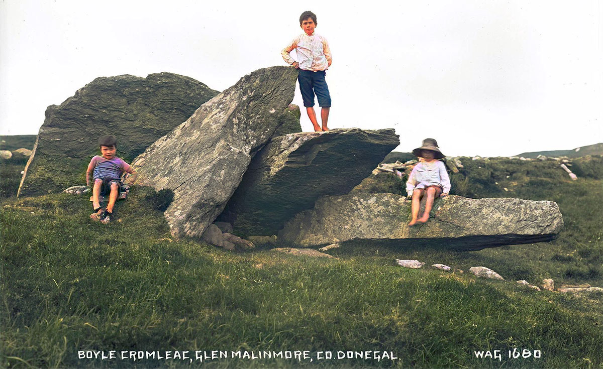 The
        first station of the Glencolumbkille turas. 