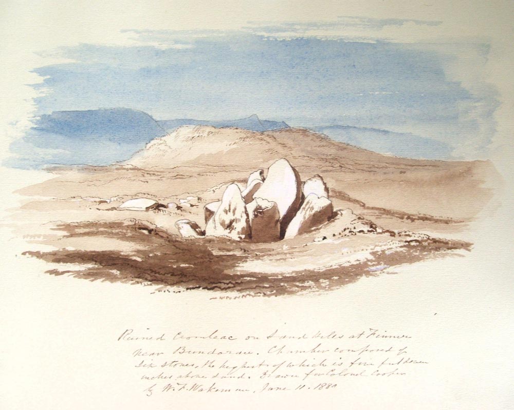 Another
          ruined monument in the sand dunes near Finner.