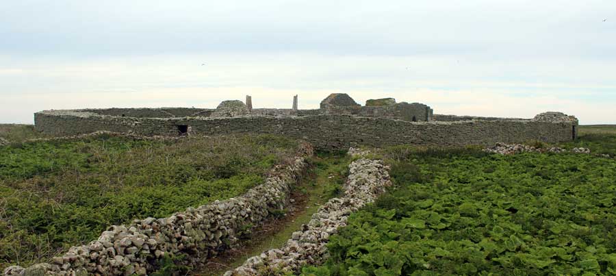 The Cashel on Inishmurray.