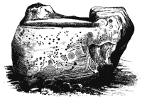 Engraving of the Hag's Chair