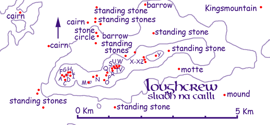 Map of Loughcrew