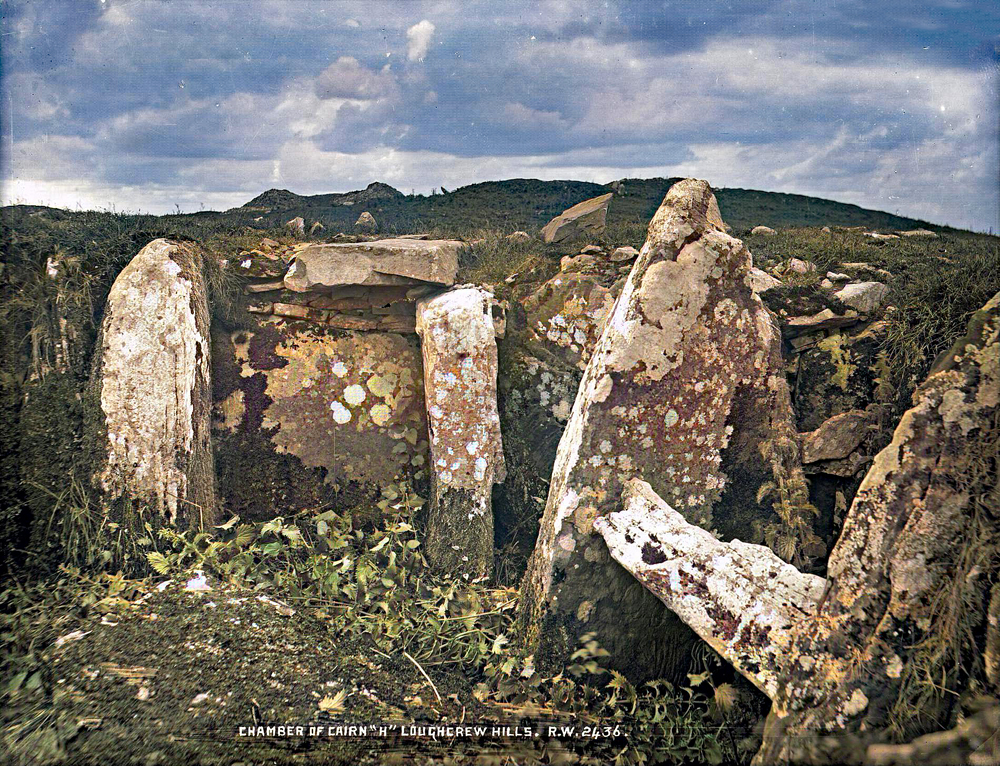 The chamber of Cairn I at Loughcrew. Photograph by Robert Welch.