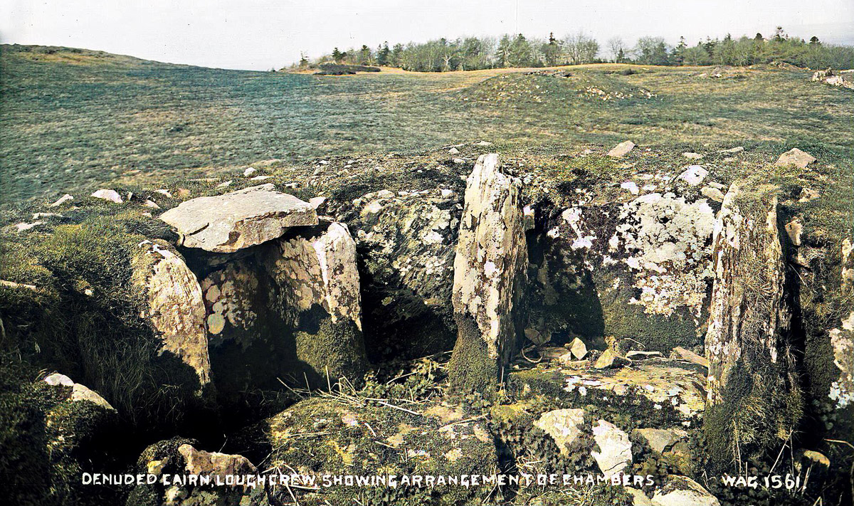 Cairn I at Loughcrew photographed by W. A. Green.