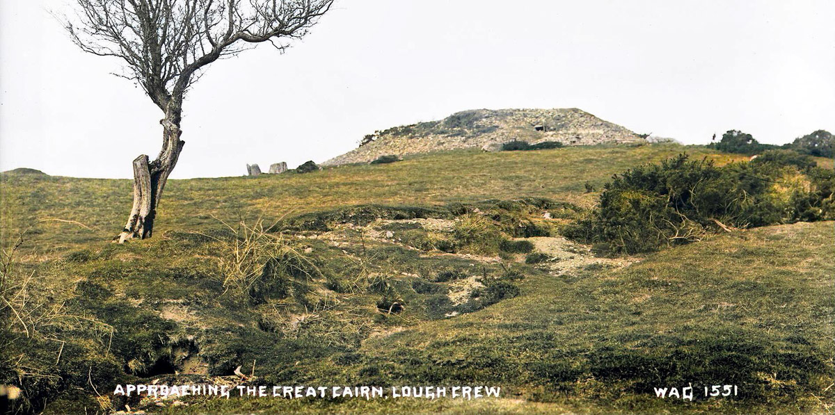 Cairn L at the Loughcrew cairns by William A. Green.