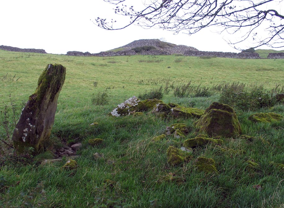 View from Cairn A to Cairn D.