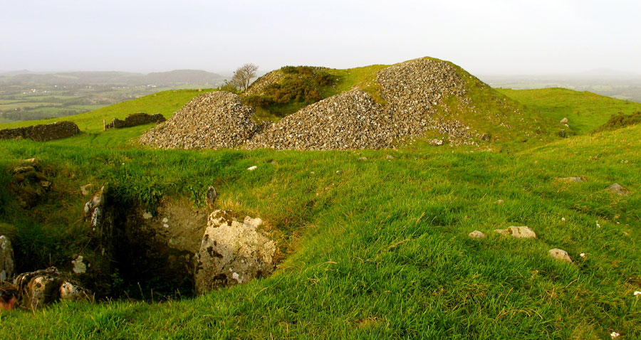 The View from Cairn F at Loughcrew.