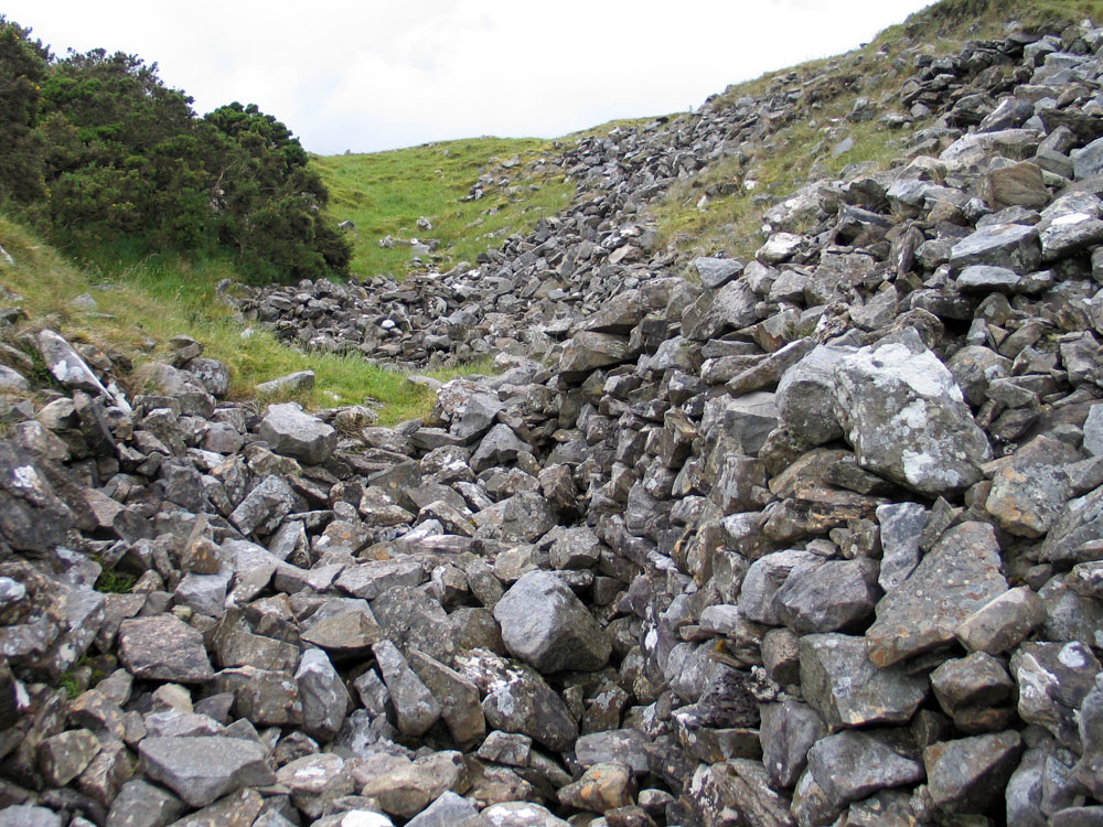 Conwell's attempt to find a chamber within Cairn D.