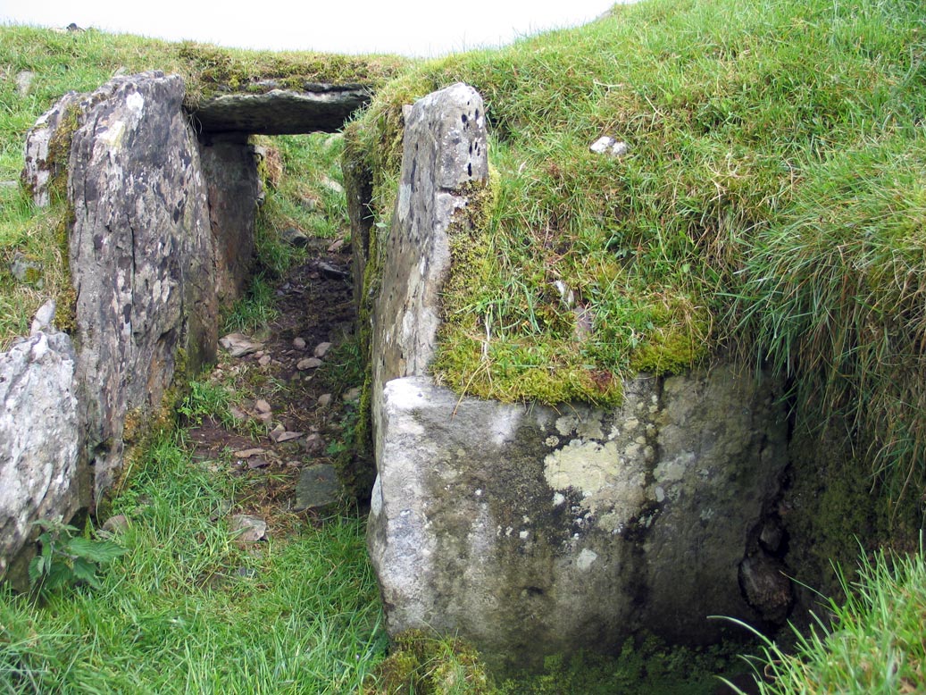 The chamber of Cairn F at Loughcrew.