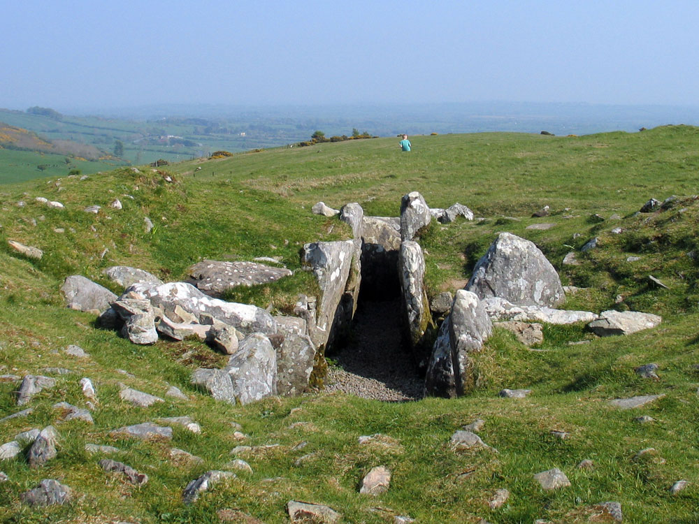 View from Cairn U at Loughcrew
