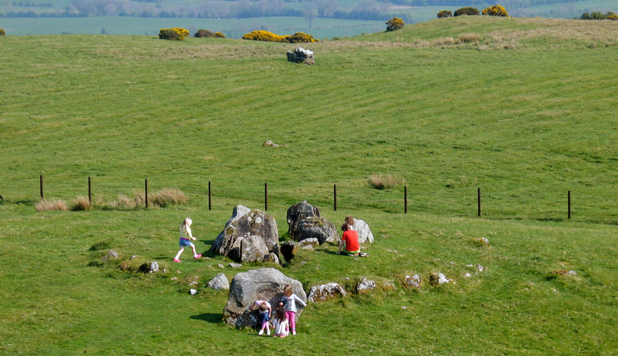 Cairn V at Loughcrew.