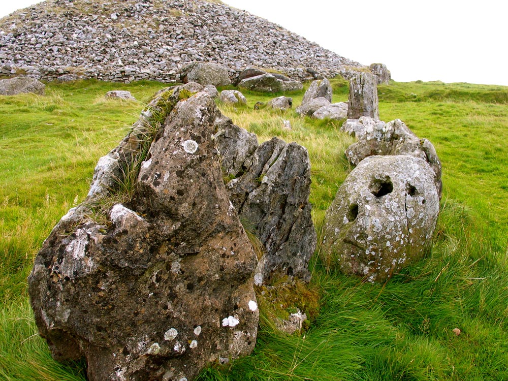 Kerbstone at Cairn S, Loughcrew