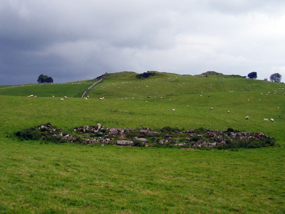 A cashel at Loughcrew