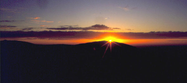 Sunrise over Cairn M