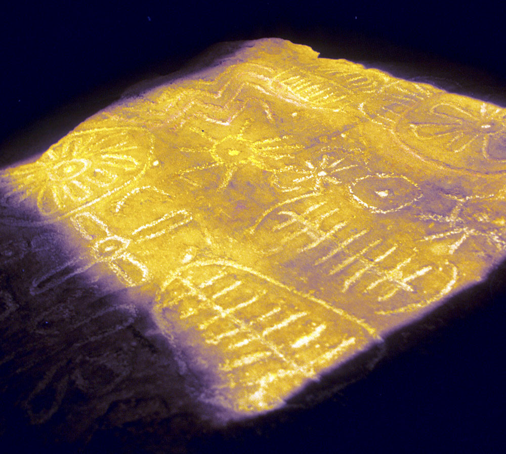 The Equinox sunstone at Loughcrew.