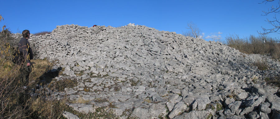 Fionnabar's Castle on the summit of Knockma