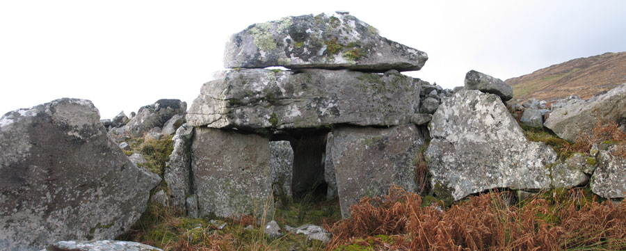 Shawly court cairn, County Donegal.