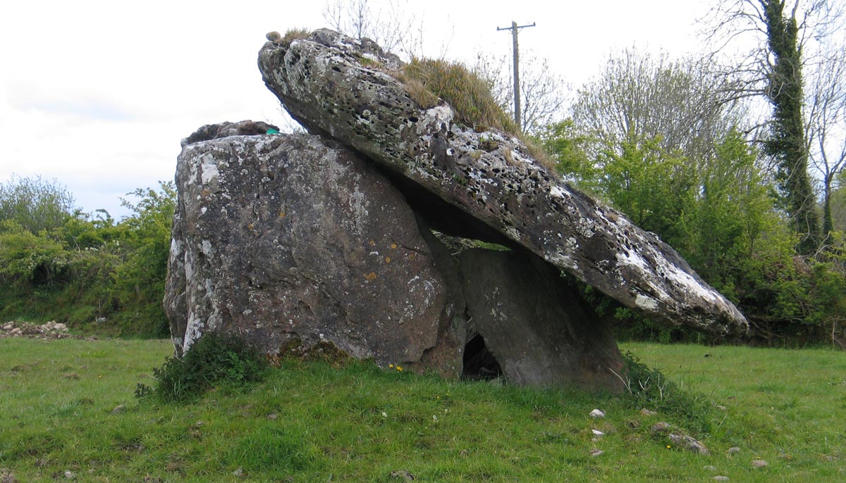 The Dromanone dolmen near Boyle.