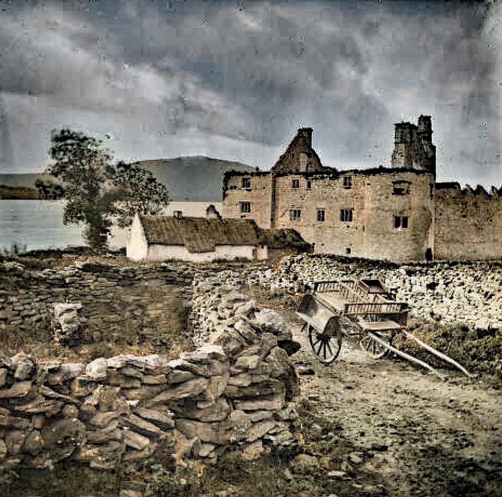 Parke's Castle and Francis Cunningham's cottage.