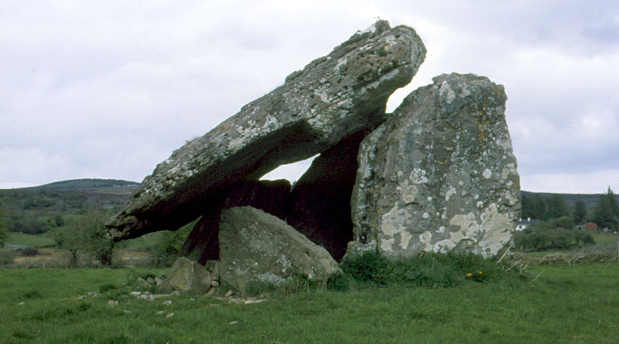 The Dromanone dolmen near Boyle.