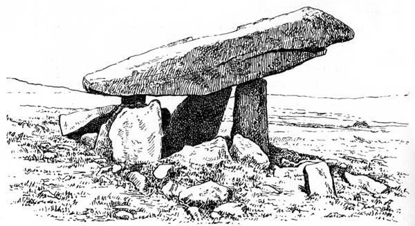 Illustration from Borlase, Dolmens of Ireland, 1895.