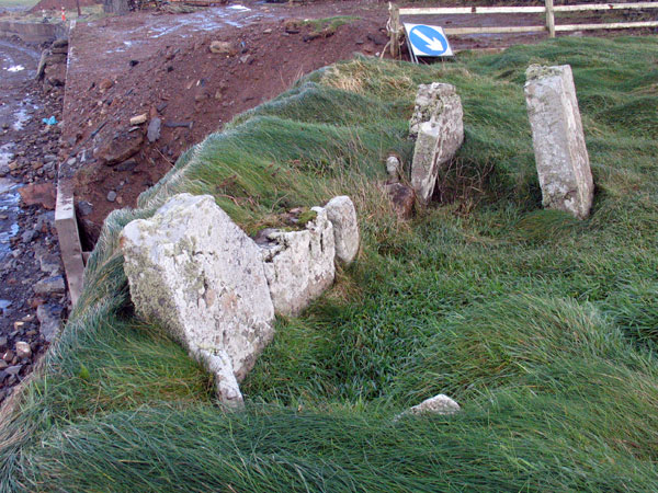 The Magheracar monument in 2010.