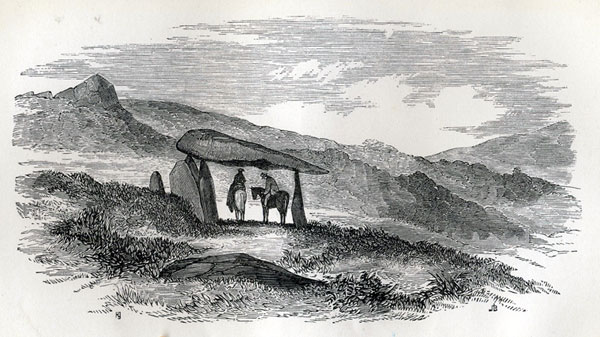 The famous Pentrie Ifan dolmen in Wales.