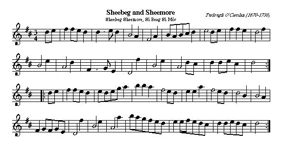 The music for Sheebegand Sheemor