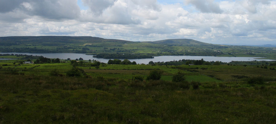 The view across Lough Arrow