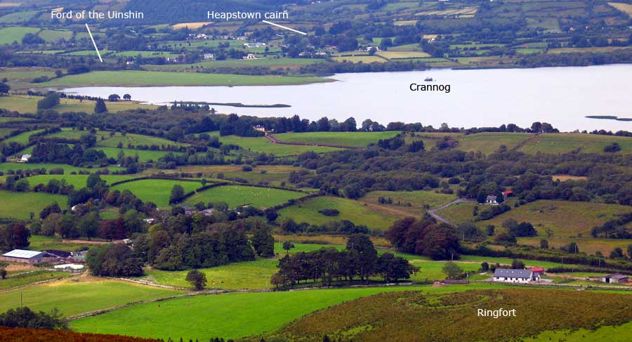 View across the north part of
Lough Arrow.