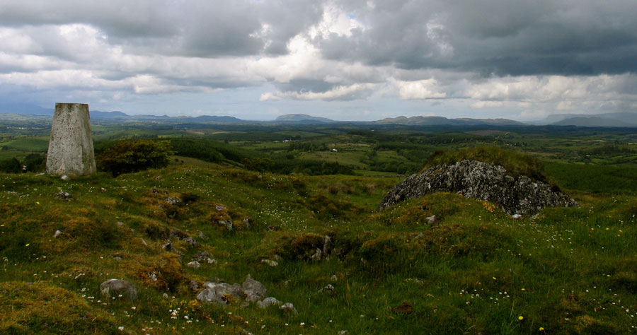 The dramatic view from Shee Lugh.