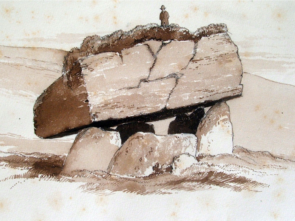 William
          Wakeman's 1879 watercolour of the Labby Rock.